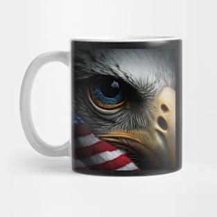 USA, Bald Eagle, America, American Flag, Mug